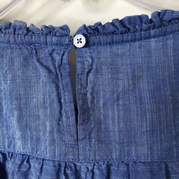 Ann Taylor Loft Outlet Women's 3/4 Bell Sleeve Blouse w/Lace Detail Size Small - Picture 9 of 9